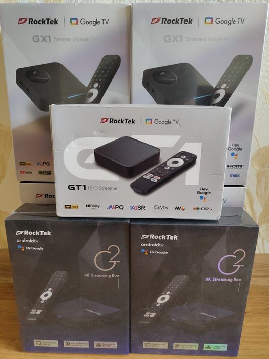 ТВ Приставки  RockTek G2 4/32 Android  14 та інші