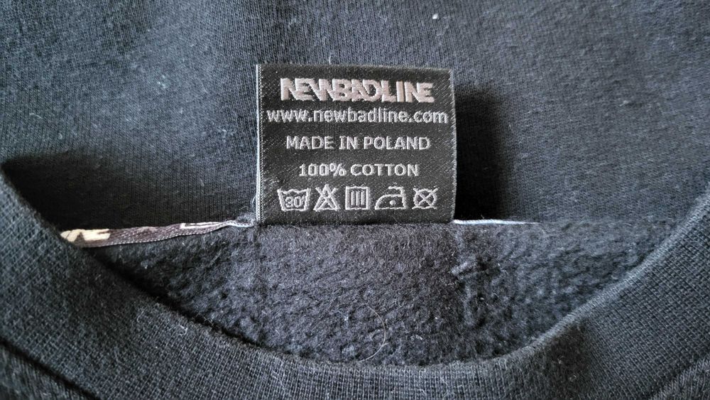 Bluza męska New Bad Line czarno-szara