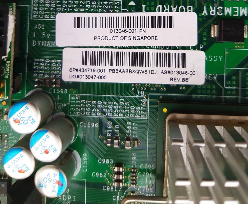 Системна плата сервера HP ML370 G5 434719-001 013046-001 013047-000