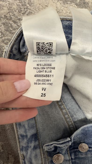 Джинси жіночі calvin klein 90’s loose оригінал нові