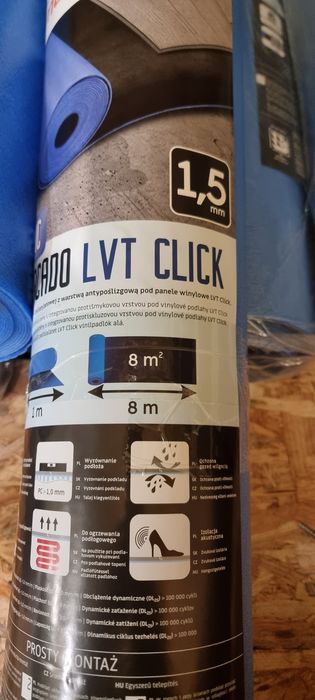 Podkład pod panele winylowe Mercado LVT click 1.5mm