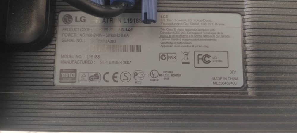 Monitor LG Flatron