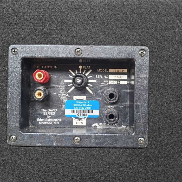 David Eden D410T kolumna basowa vintage 90s USA 4x10" + pokrowiec