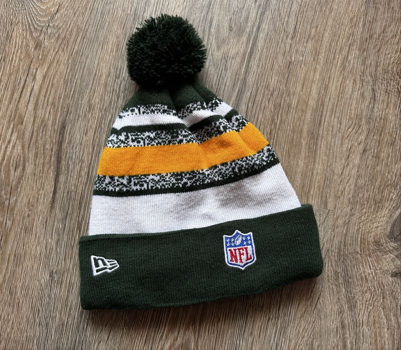 Шапка з балабоном New Era NFL Green Bay Packers туристична лижна