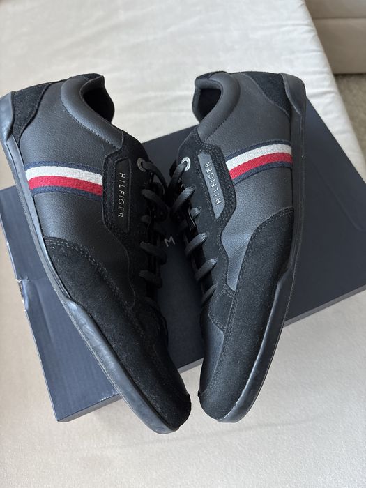 Oryginalne skórzane buty/adidasy Tommy Hilfiger 44-45