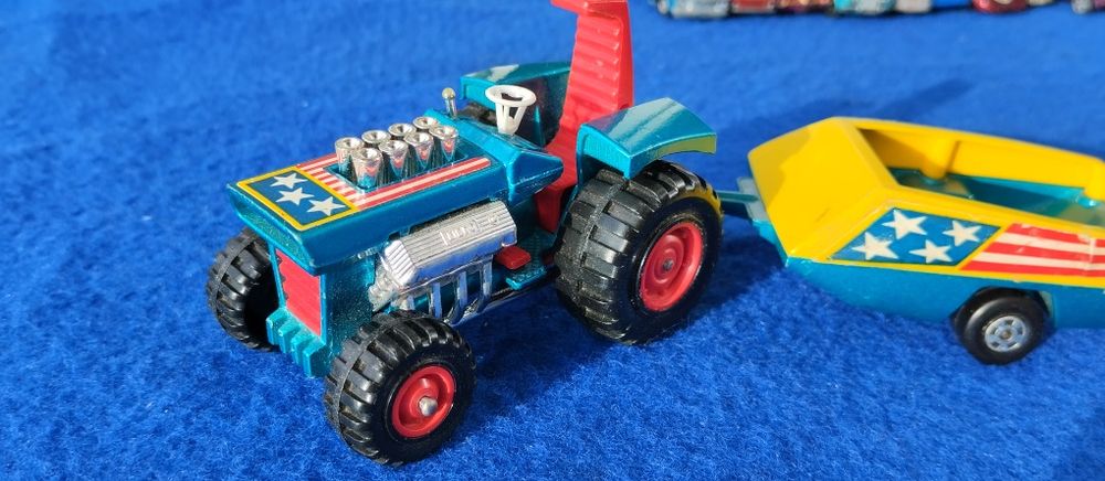 Matchbox superkings tractor K3 i przyczepa stara zabawka resorak