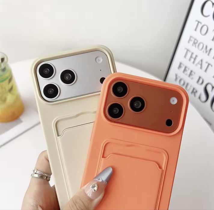 Чехол защитный для телефона Iphone 17 pro max противоударный, чехол для карты