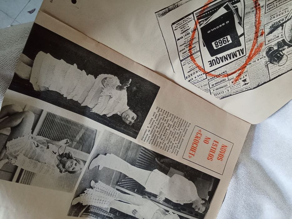 Revista de moda antiga