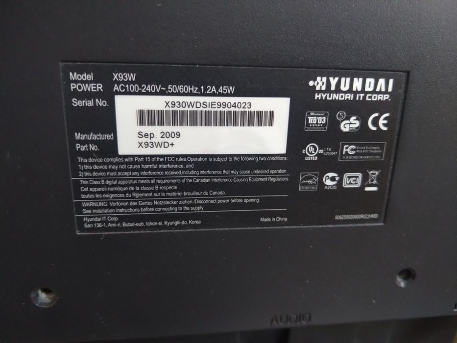 Monitor 19" X93W idealny jako drugi