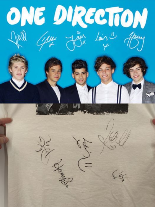 Футболка з підписами One Direction
