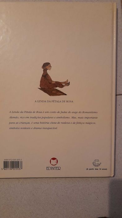 Livro Infantil Ilustrado A Lenda da Petala de Rosa