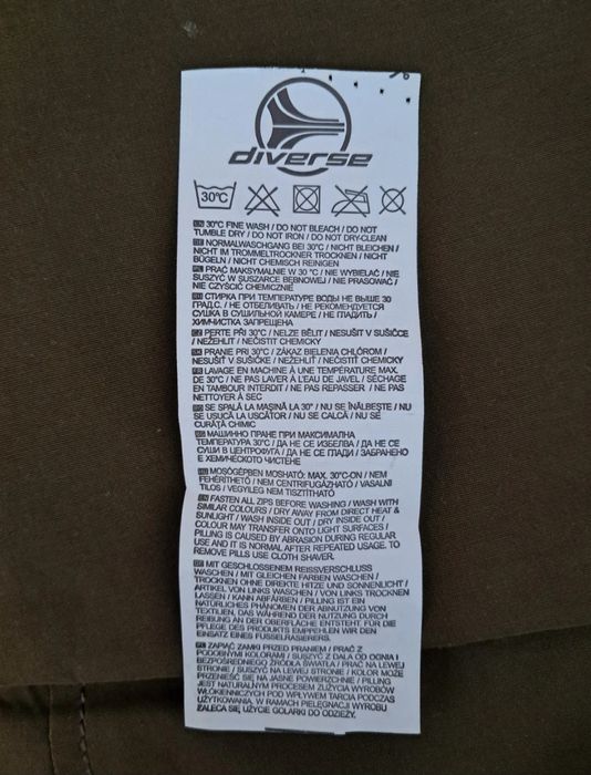 Zimowa parka Diverse khaki