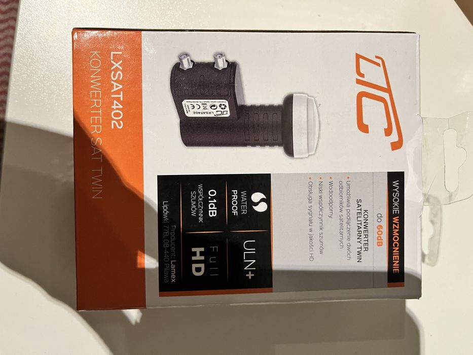 Nowy konwerter sat twin LTC LXSAT402