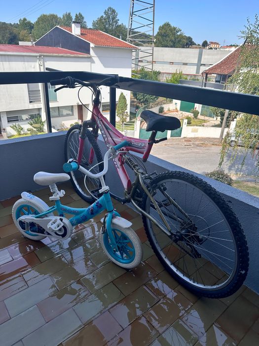Kit bicicleta para adulto e criança