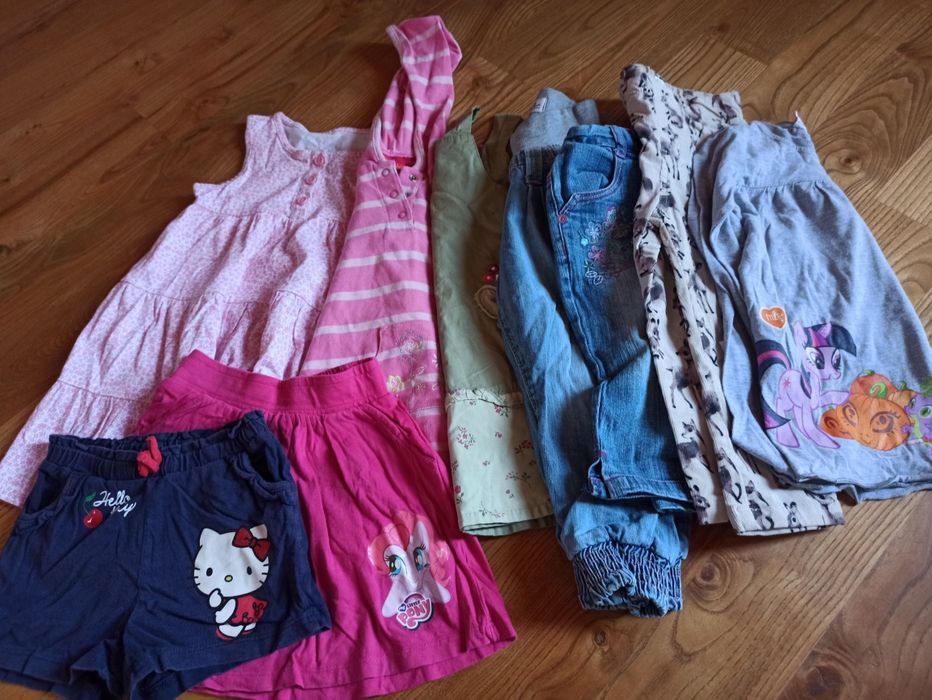 Dziewczyna 92 paka ciuchy