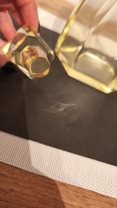 Karafka Art Deco, stare szkło, Czechosłowacja