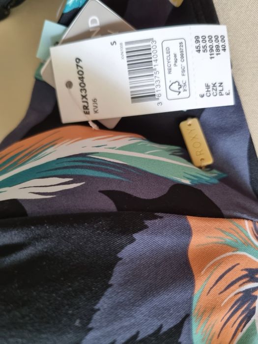 Roxy gora od kostiumu stanik S nowy z metkami