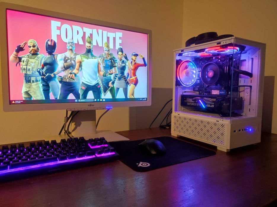 PC Gaming Ryzen 3600 • GTX 1660 Super • 16GB 3200 • NVMe • ARGB Branca