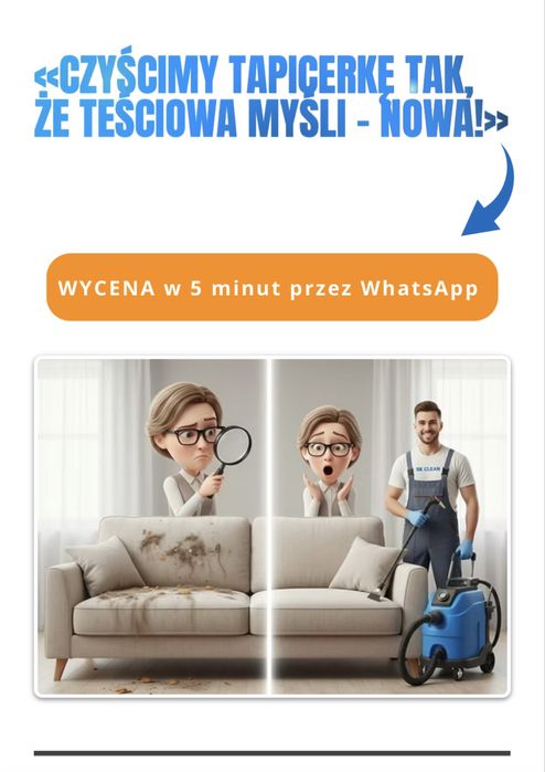 Pranie, czyszczenie tapicerki meblowej oraz samochodowej