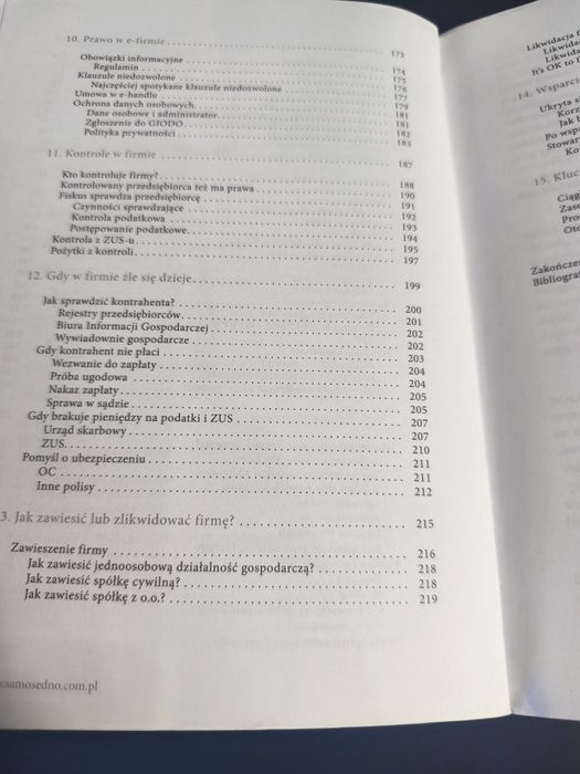 Książka jak założyć i rozwinąć własną firmę