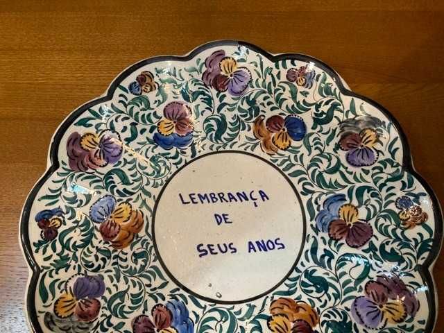 Pratão em Faiança Soares dos Reis