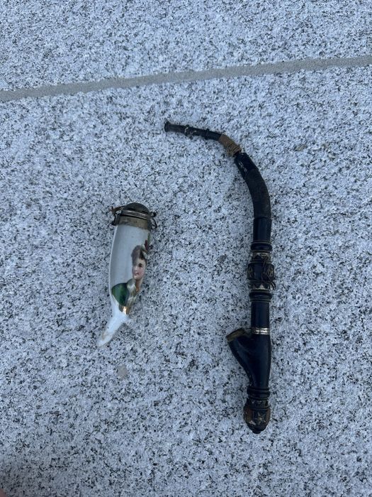 Cachimbo em porcela antigo