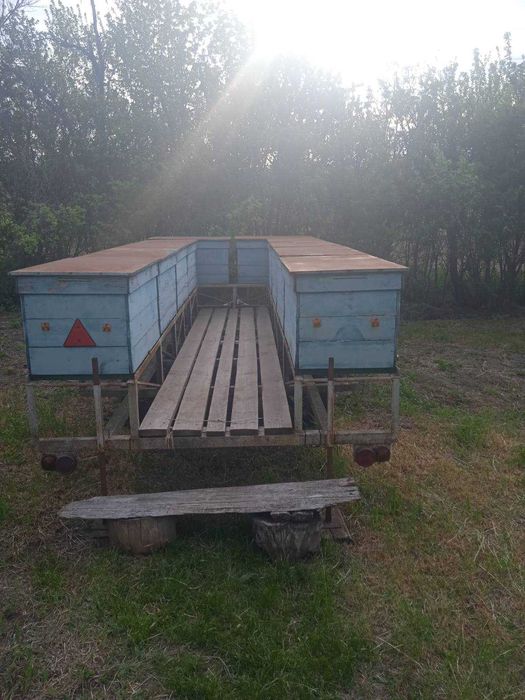 Причеп для пасіки, для бджіл, причеп-платформа