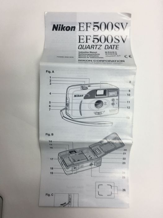 Camera Nikon EF500SV Nova 135mm