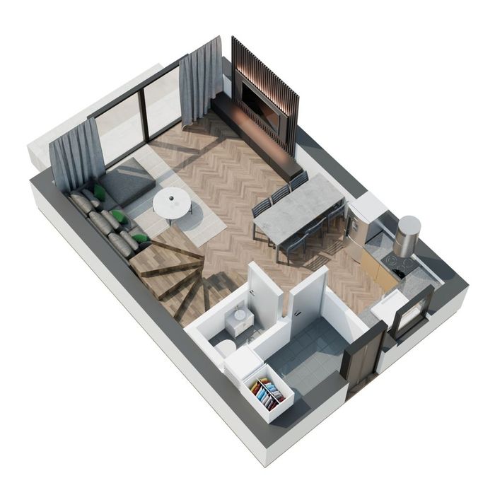 Segment 105 m²(121 m² całk.)|Ogród| Las 200 m| SKM 1,2 km |Szkoła 690m