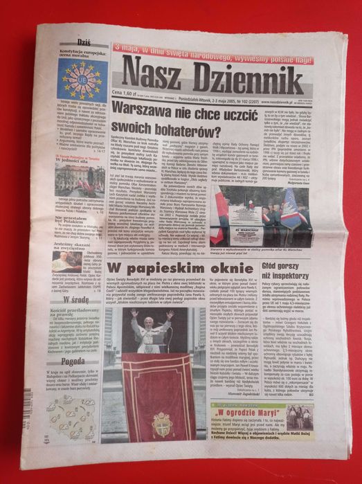 Nasz Dziennik, nr 102/2005, 2-3 maja 2005