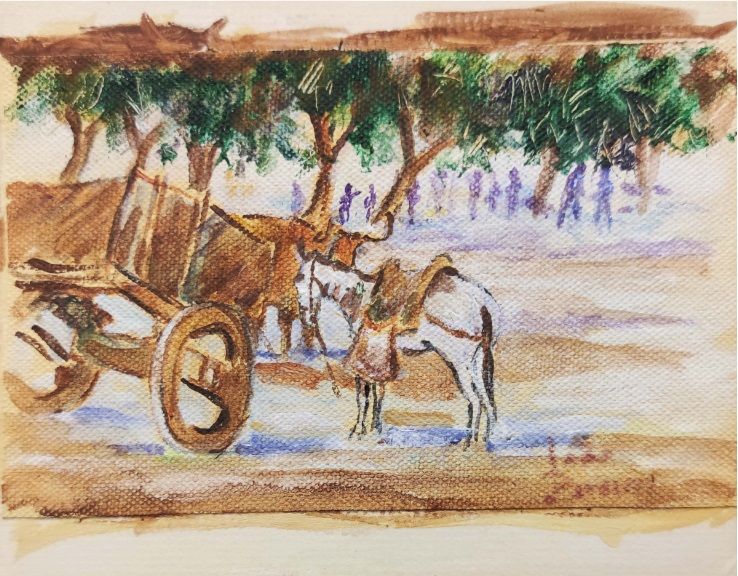 Pintura Cena campestre - João Pereira