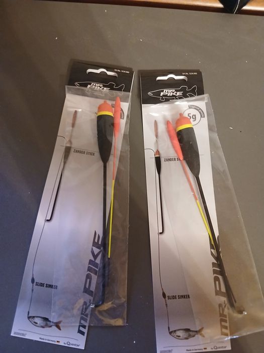 Dwa nowe spławiki mr. Pike zander stick