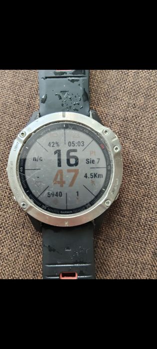 Garmin Fenix 6  zegarek cena do negocjacji .pilne  ! Nowy pasek