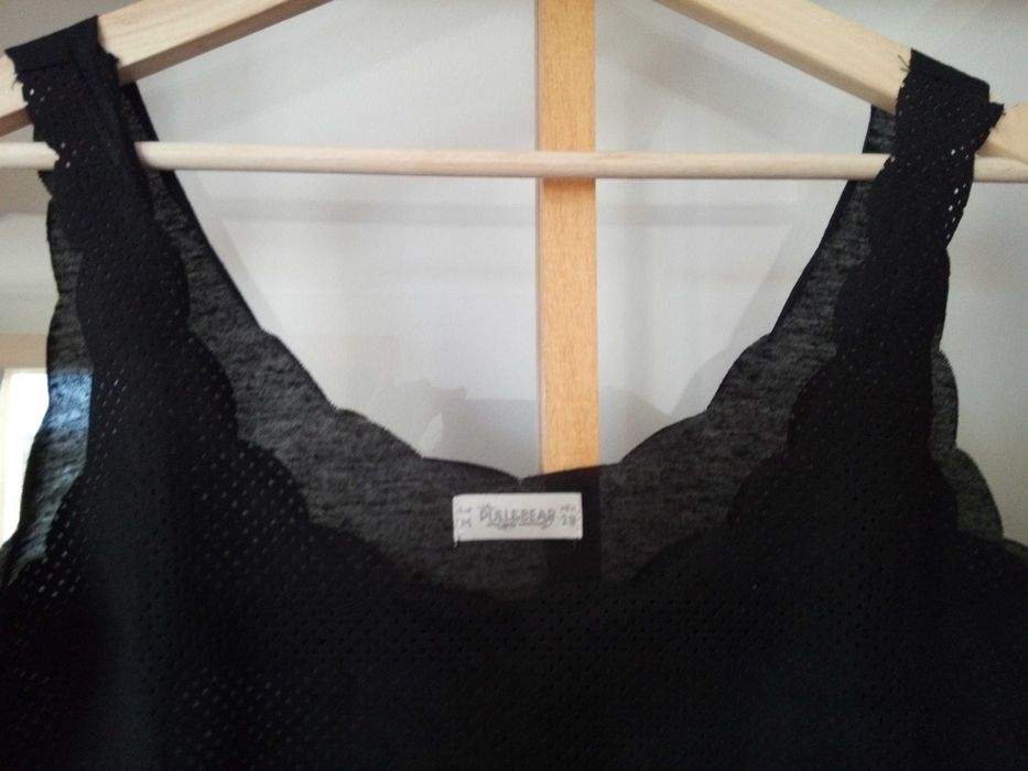 top de alças perfurado da Pull&Bear - Novo