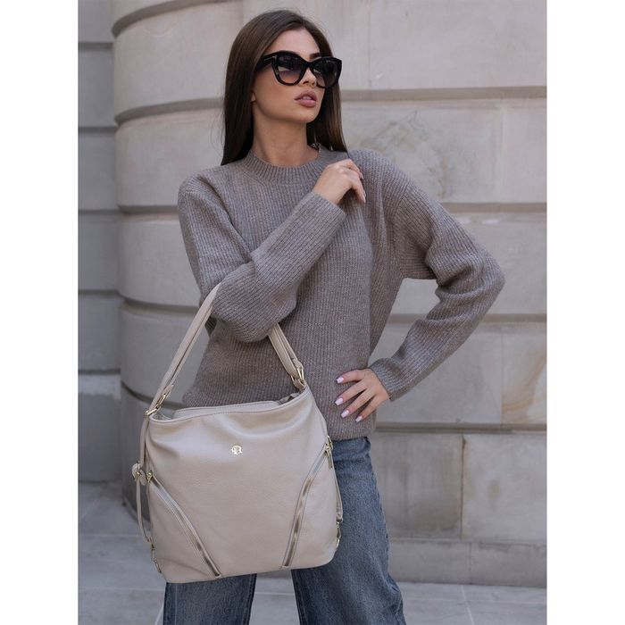 Damska torebka na co dzień z wytrzymałej ekoskóry - Rovicky