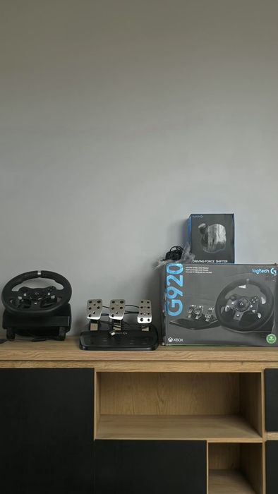 Jak Nowa Kierownica Logitech g920 z shifterem logitech