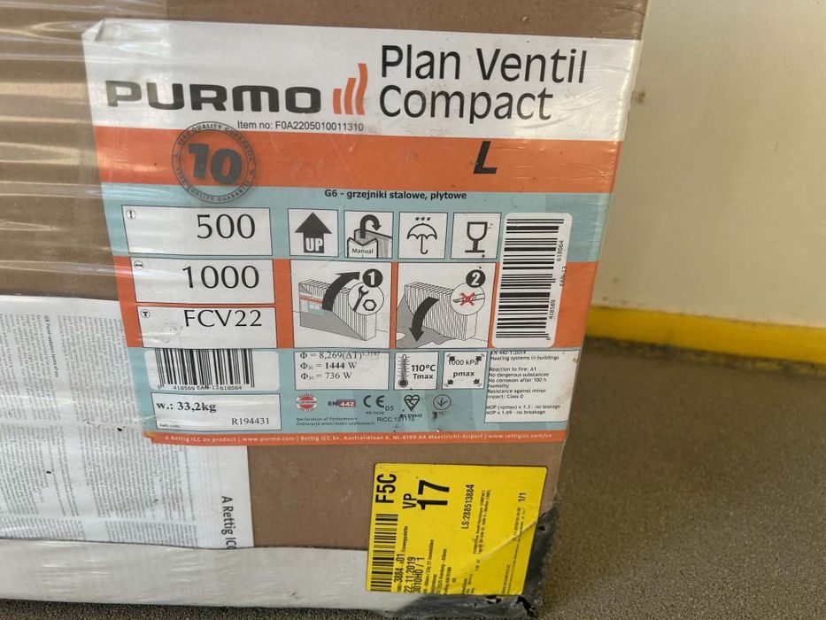 2 Nowe grzejniki Purmo fcv22 1000x500