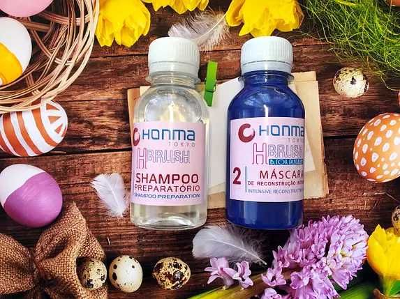 Набір ботоксу для волосся Honma Tokyo H-Brush Platinum 2 по 100 мл