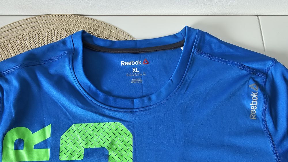 Koszulka Reebok XL  oddychająca 100% poliester, nowa bez metek