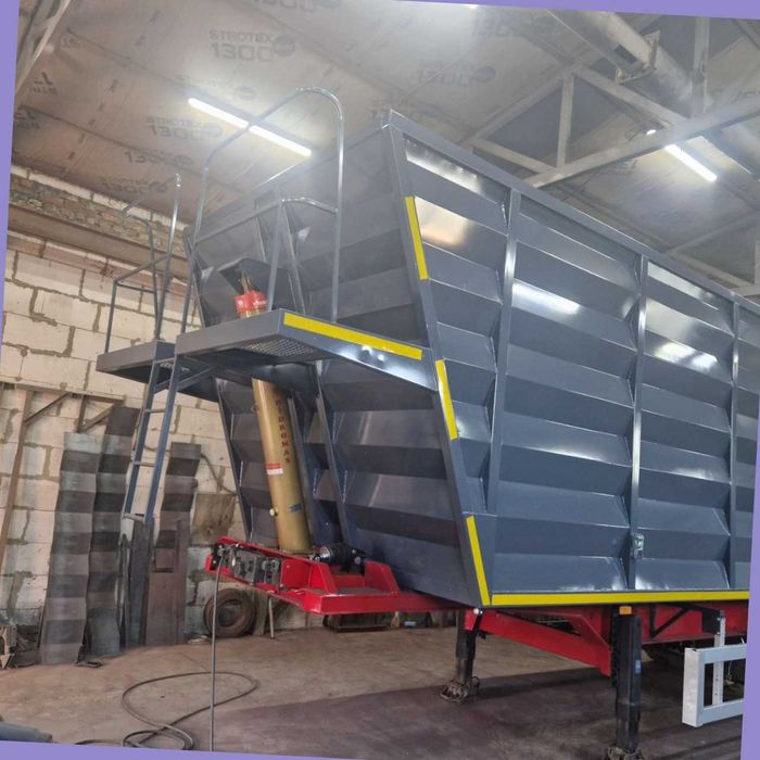 НОВЫЙ зерновоз-самосвал Kogel Saf от производителя, полуприцеп