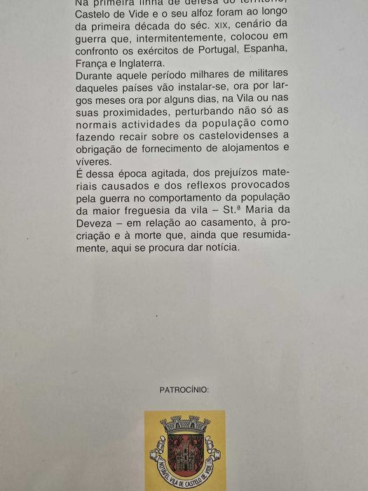 Castelo de Vide - Alguns Números sobre uma Época de Guerra