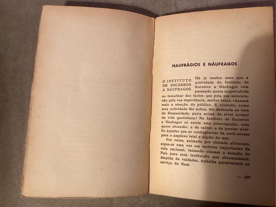 Livro “Fainas do Mar” de Frederico Cruz 1946. Raro.