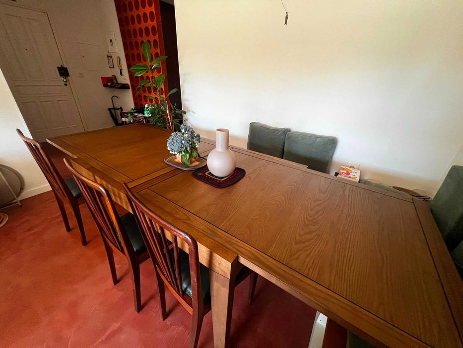 Mesa de Madeira Extensível