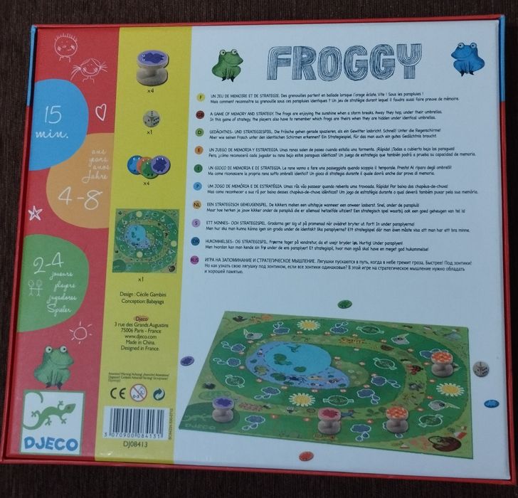 Настільна гра Djeco Froggy