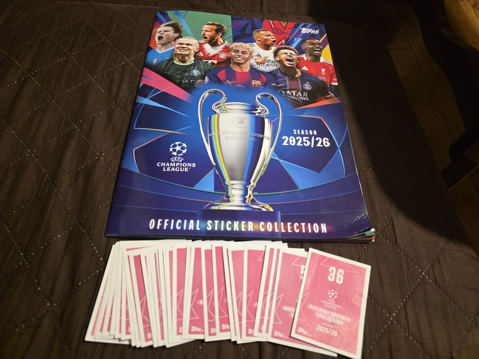 Champions League 2025/26 naklejki