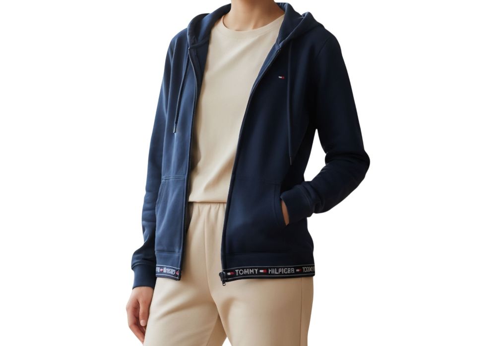 Granatowa bluza Tommy Hilfiger Rozmiar L 40