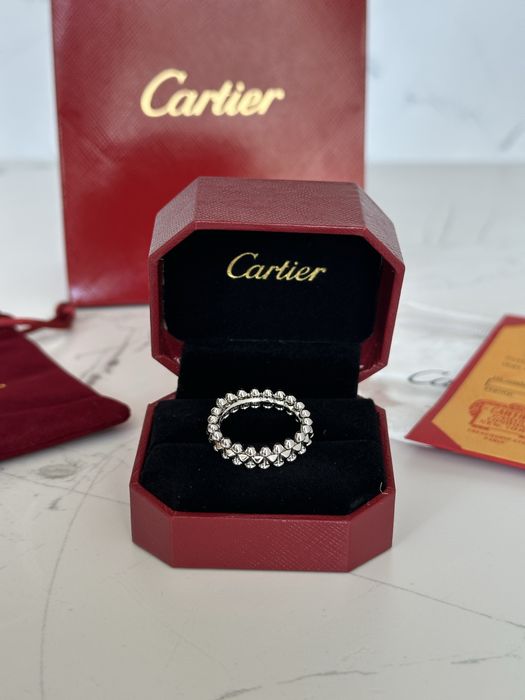 Каблучка Cartier Clash Ring з натурального срібла 925 проби з покриттям родія(не темніє), кольцо картье клаш, картʼє серебро, кільце клеш, шипи