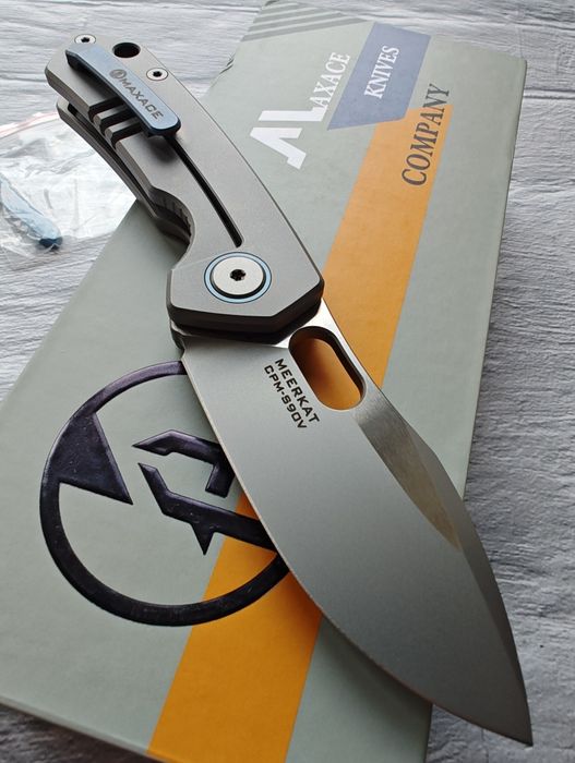 Нож премиум Maxace Meerkat титан суперсталь S90V