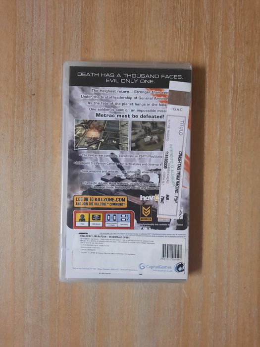 SELADO Jogo Killzone PSP Portable com selo IGAC