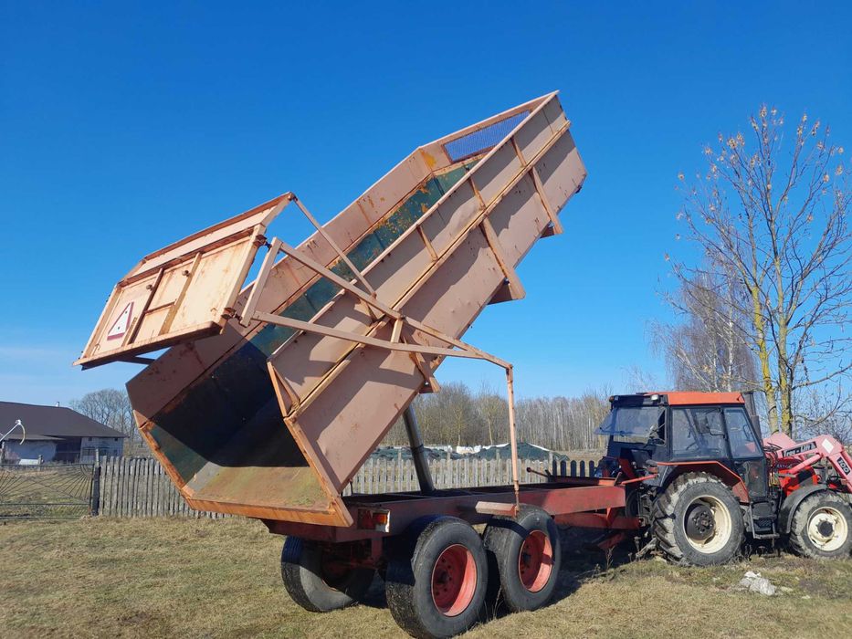 Przyczepa skorupowa, wywrotka